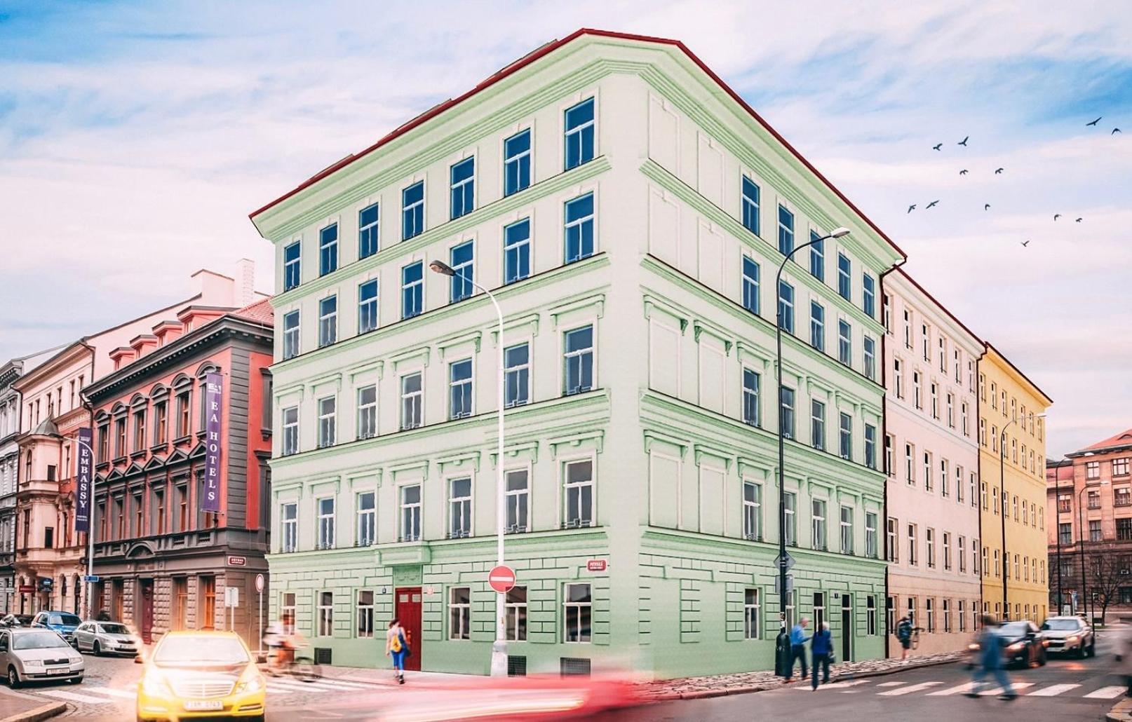New Apartments Chain Florenc Praag Buitenkant foto